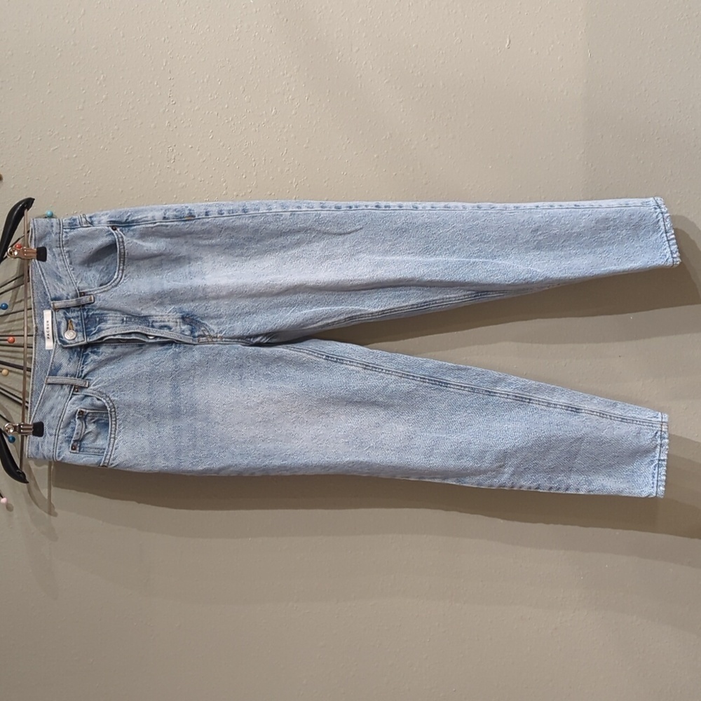 Pacsun Ultra high rise slim straight 26 button fly light wash